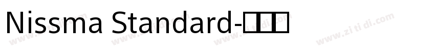 Nissma Standard字体转换